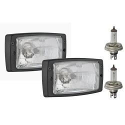 Reflektor lampa ramka Zetor Ursus Fendt Farmer Case IH Wesem + żarówka H4 RE.29878