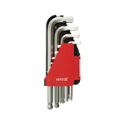 Klucze imbus imbusowe hex kulka 2-12 mm 10 części