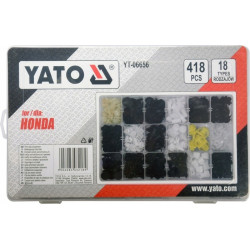 Zestaw spinek samochodowych Honda 418 sztuk Yato YT-06656