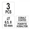 Zestaw wierteł do zgrzewów punktowych 3szt