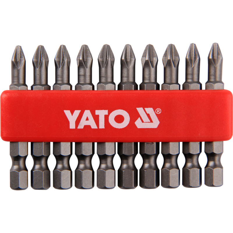 Końcówki wkrętakowe ph2x50 mm kpl 10 szt. Końcówki wkrętakowe ph2x50 mm kpl 10 szt.