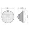 Reflektor H4 Jawa Fiat Bertone X1/9 Skoda 105 034.1-RE