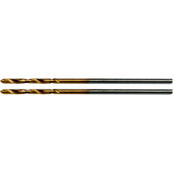 Wiertło do metalu HSS-TiN 1mm 2 szt Yato