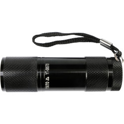 Latarka aluminiowa, 9 LED, czarna - Yato