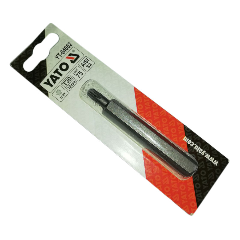 Końcówka srubokretowa torx t30 x 75mm (10mm)