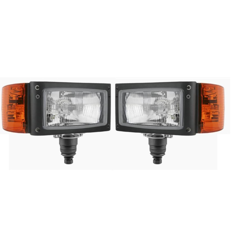 Reflektor przedni lampa H4 P+L złącze Deutsch Merlo JCB Manitou Ausa Genie Terex Eurocomach REPR1.24260 REPR1.24261