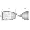 Reflektor H4 drogowy lewy prawy RGV1.49031 RGV1.49041