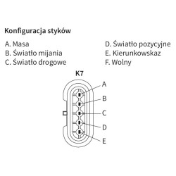 Reflektor H4 drogowy lewy prawy RGV1.49031 RGV1.49041