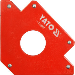 Spawalniczy kątownik magnetyczny 122x190x25 mm