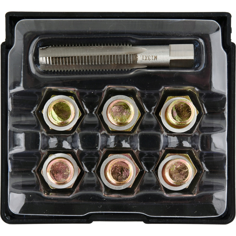Zestaw naprawczy korków misy olejowej M13x1,5 mm 7szt Yato YT-17571 Zestaw naprawczy korków misy olejowej M13x1,5 mm 7szt Yato YT-17571
