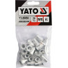 Nitonakrętki aluminiowe M6 z kołnierzem płaskim 20 sztuk Yato YT-36454