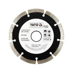Tarcza diamentowa, segmentowa 125 mm - Yato