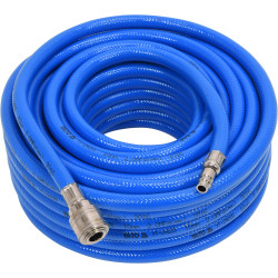 Wąż pneumatyczny zbrojony PVC 10mm x 20m z szybkozłączami - Yato