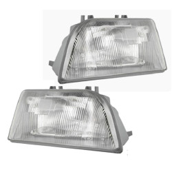 Reflektor lampa prawy + lewy H4 Polonez Caro Atu Plus korektor ręczny 0295.46670 0295.46680