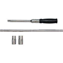 Składany klucz do kół samochodowych w etui nasadki 17mm, 19mm, 21mm, 23mm - Yato