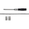 Składany klucz do kół samochodowych w etui nasadki 17mm, 19mm, 21mm, 23mm - Yato