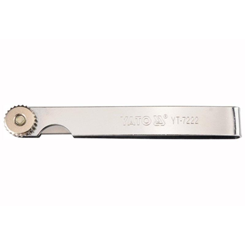 Szczelinomierz 100 mm 10 listków 0,05-0,5 mm Yato Szczelinomierz 100 mm 10 listków 0,05-0,5 mm Yato