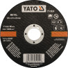 Tarcza do cięcia metalu 125x2,5x22 mm - Yato