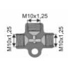 Trojnik hamulca przewodow hamulcowych Polonez FSO Fiat 126P 10x1,25