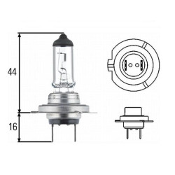 Żarówka halogenowa H7 24V 70W HELLA