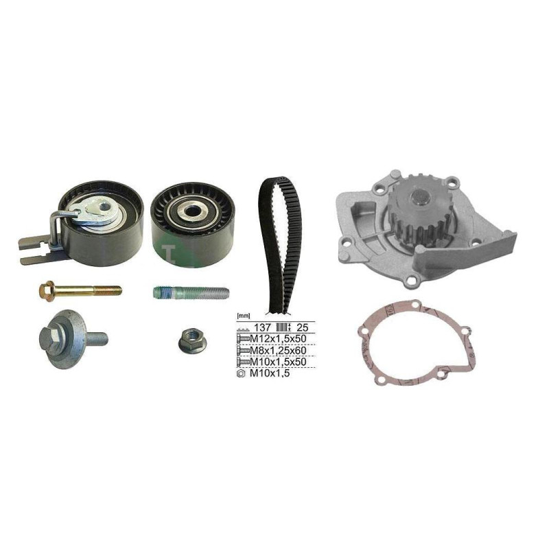 Rozrząd pompa wody Peugeot 206 307 308 1.6HDi Ford Focus C-Max Rozrząd pompa wody Peugeot 206 307 308 1.6HDi Ford Focus C-Max