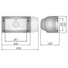 Reflektor lampa z kierunkowskazem Wesem prawy REPR2.42781