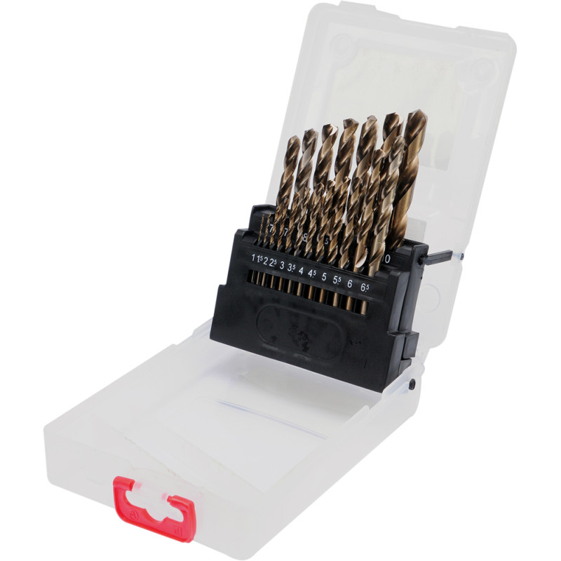 Zestaw wierteł do metalu CO-HSS 19 SZT. 1-10mm - Yato Zestaw wierteł do metalu CO-HSS 19 SZT. 1-10mm - Yato