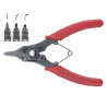 Szczypce segera 160 mm, kpl. 4 końcówki - Yato