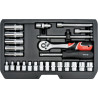 Zestaw narzędziowy 1/4" kpl 25 szt - Yato