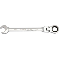 Klucz płasko-oczkowy z grzechotką i przegubem 13 mm - Yato