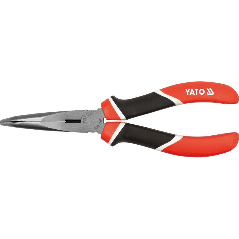 Szczypce wydłużone wygięte, CrV, 200 mm Szczypce wydłużone wygięte, CrV, 200 mm