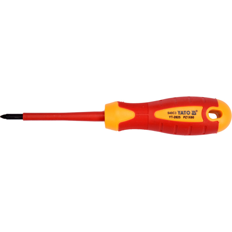 Wkrętak izolowany 1000 v pz1x80 mm - Yato