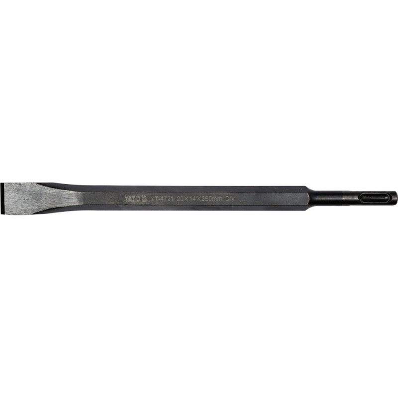 Dłuto wąskie sds + 20x14x250 mm CRV Yato Dłuto wąskie sds + 20x14x250 mm CRV Yato