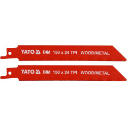 Brzeszczot do metalu i drewna BIM 150mm Yato