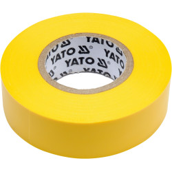 Taśma elektroizolacyjna 19mmx20mx0,13mm, żółta - Yato