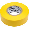 Taśma elektroizolacyjna 19mmx20mx0,13mm, żółta - Yato