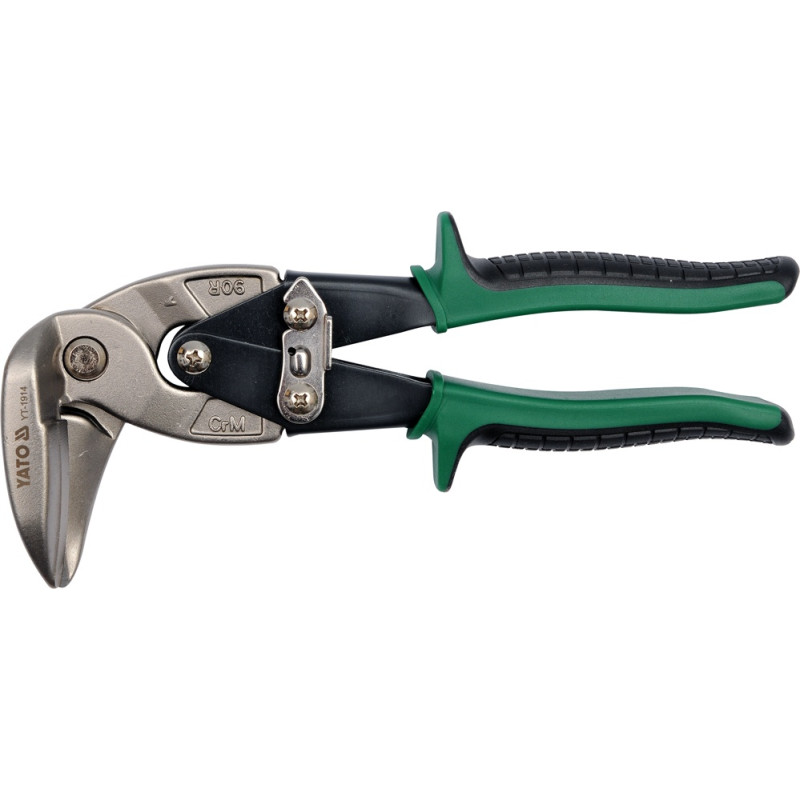 Nożyce do cięcia blachy kątowe prawe 225mm Nożyce do cięcia blachy kątowe prawe 225mm