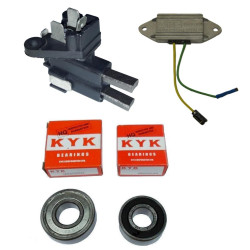 Zestaw naprawczy alternatora szczotkotrzymacz regulator lozyska Fiat 126p