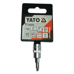Klucz trzpieniowy TORX 1/4" T25 L37MM - Yato