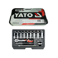 Zestaw narzędziowy 1/4", kpl. 23 szt. - Yato