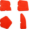 Szpachelki do silikonu 4 szt 100 mm - Yato