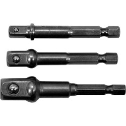 Zestaw adapterów HEX do nasadek 1/4 3/8 1/2