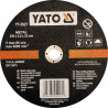 Tarcza do cięcia metalu 230x2,0x22 mm - Yato