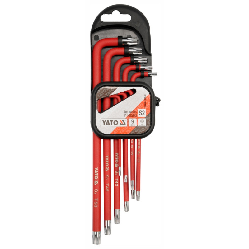 Zestaw kluczy imbusowych powlekanych torx Zestaw kluczy imbusowych powlekanych torx