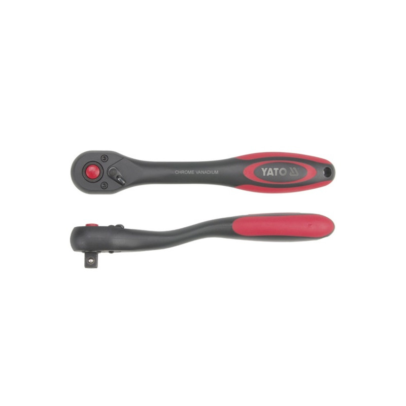 Grzechotka powlekana wygięta 1/2'' - Yato