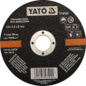 Tarcza do cięcia stali nierdzewnej 125x2,5x22 mm - Yato