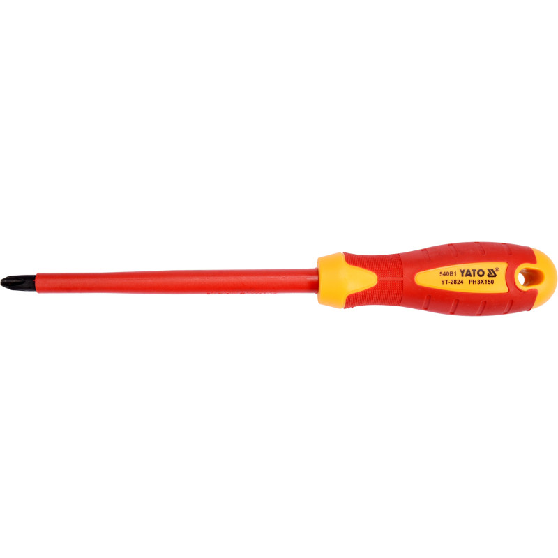 Wkrętak izolowany 1000 v ph3x150 mm - Yato