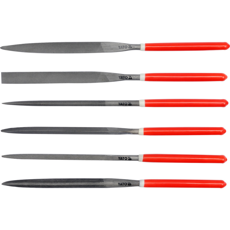 Pilniki iglaki 180x85mm, kpl. 6szt. - Yato Pilniki iglaki 180x85mm, kpl. 6szt. - Yato