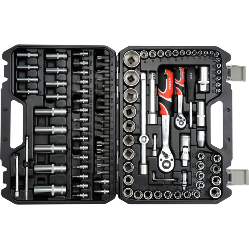 Zestaw narzędziowy 1/4" i 1/2" kpl 108 szt