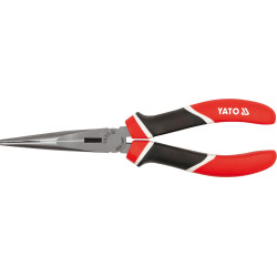 Szczypce wydłużone proste, crv, 160 mm